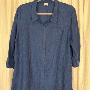 Poetry Deep Blue Shirt